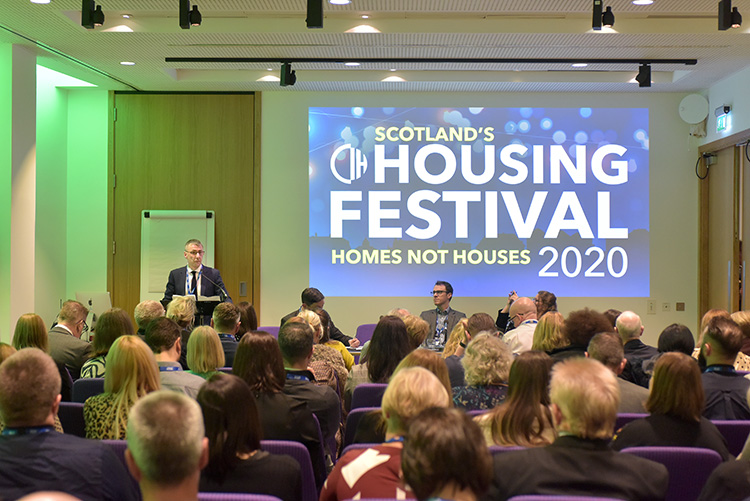 the Chartered Institute of Housing Festival 2020 at the EICC. Event photography at the EICC.