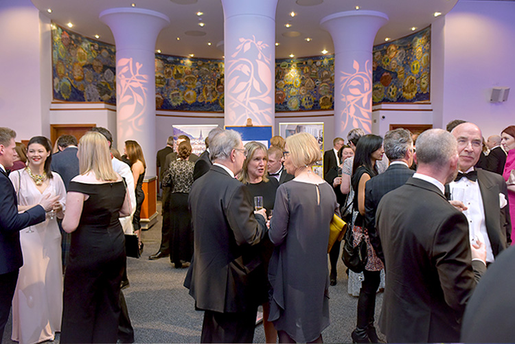 Edinburgh Chamber of Commerce members in Strathblane Hall, Edinburgh Chamber of Commerce Business Awards 2020, event photography at EICC