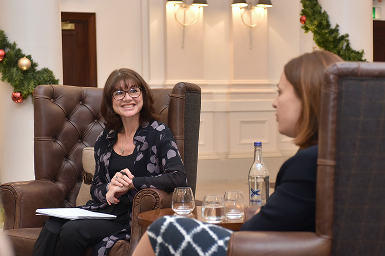 Kezia Dugdale interview with Edinburgh Chamber of Commerce at the George Hotel