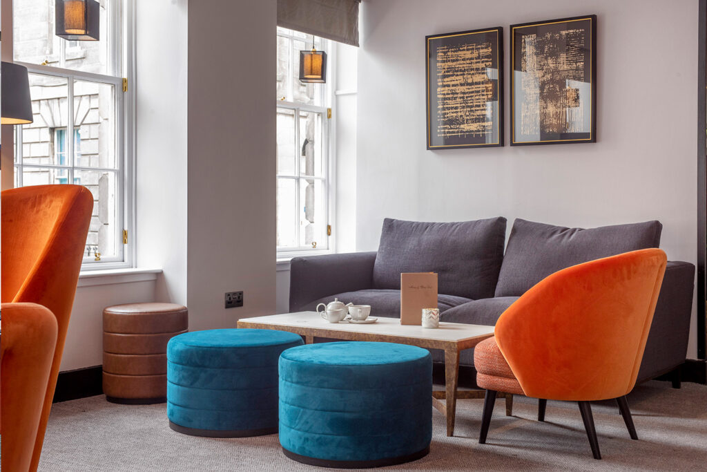 professional hotel and restaurant interior photographer Edinburgh