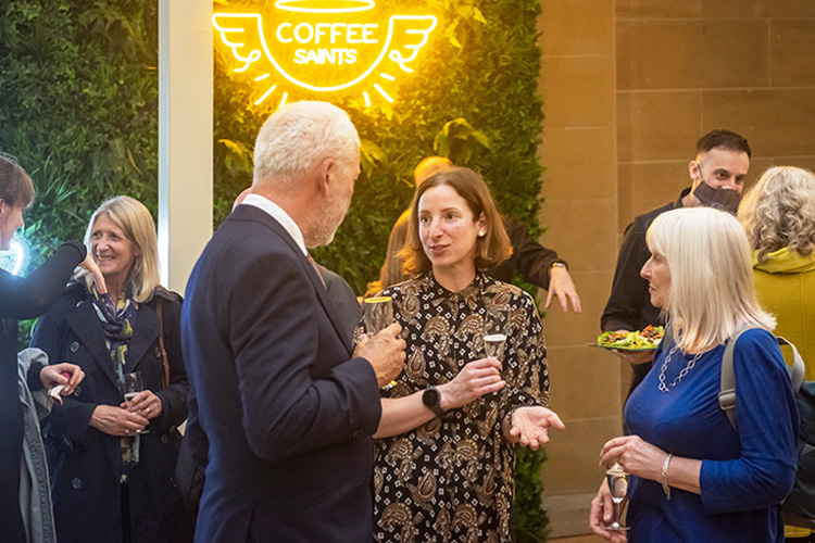 coffee saints cafe launch night, event photography in edinburgh