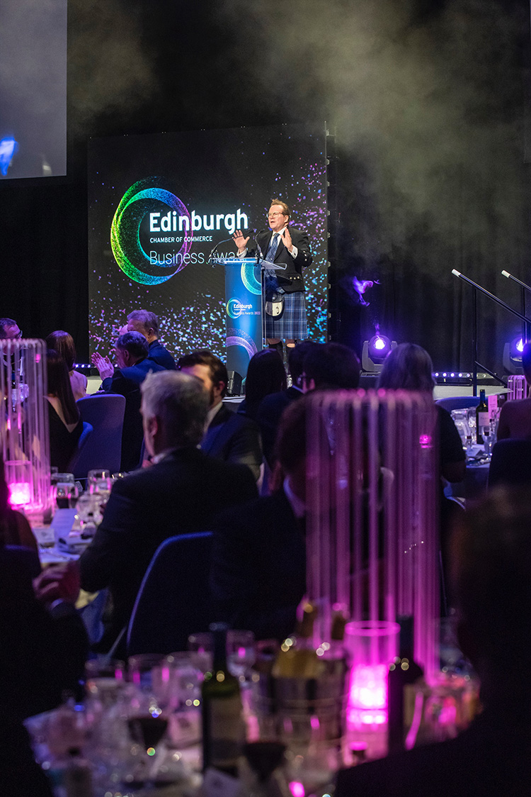 Edinburgh Chamber of Commerce business Awards Photograph, Edinburgh International Conference Centre Event Photography