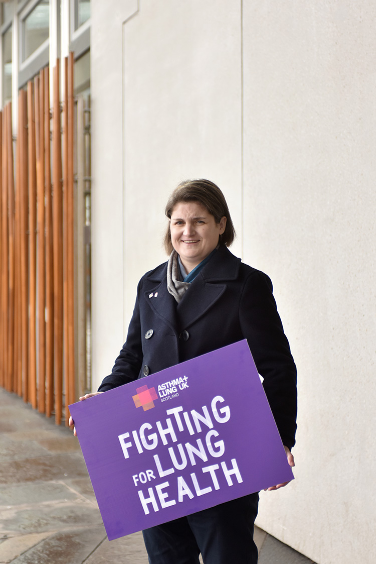 Olivia Fulton, Asthma and Lung UK rebrand