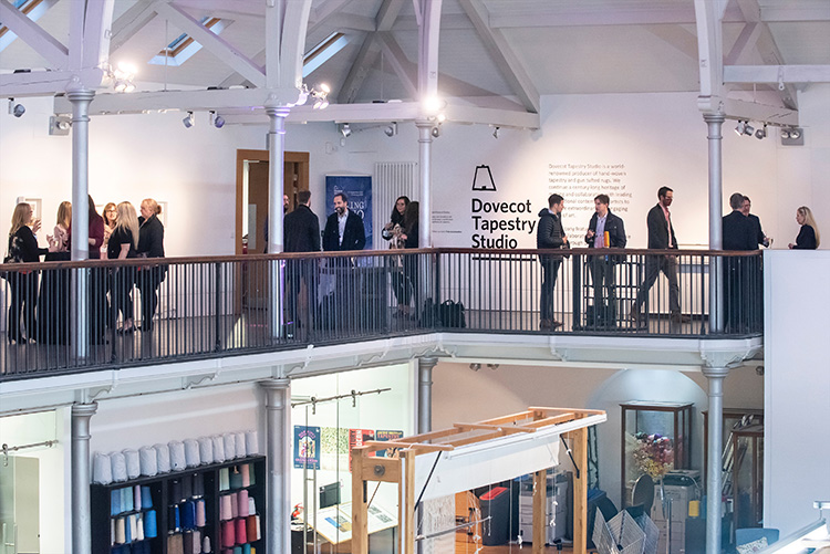 COP26 event in Edinburgh at Dovecot Studios; Edinburgh Chamber of Commerce Events; event photographer edinburgh
