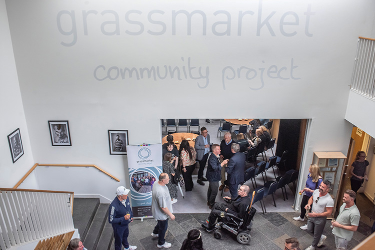 Grassmarket Community Project event with Ricky Ross