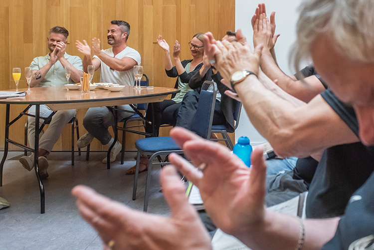 applause for the Grassmarket Community Project choir