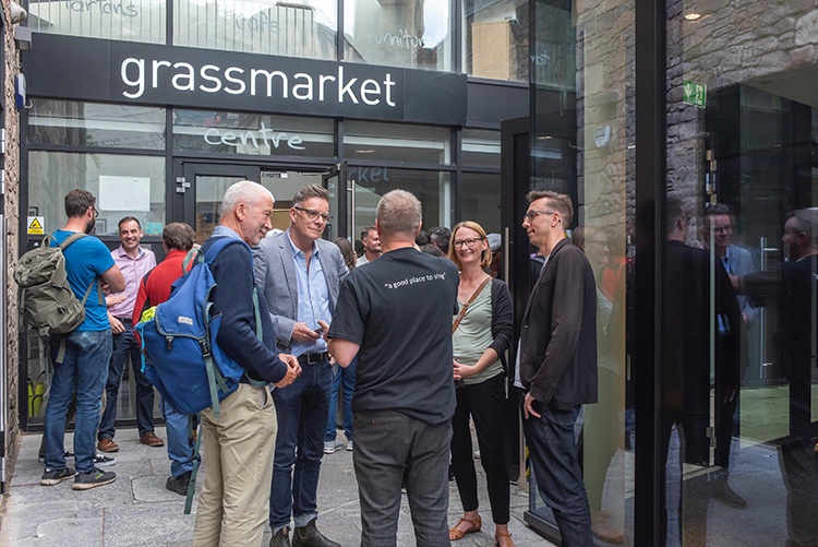 Grassmarket Community Project event with Ricky Ross