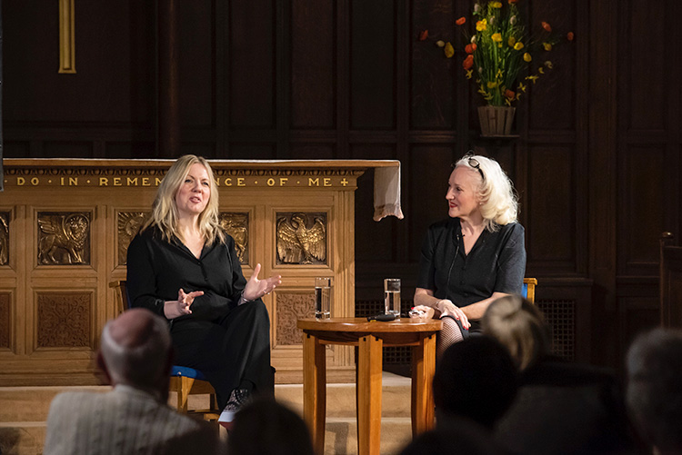 Witches of Scotland, Zoe Venditozzi and Claire Mitchell at the Festival of Science, Wisdom and Faith, Greyfriars Kirk events, event photography in Edinburgh