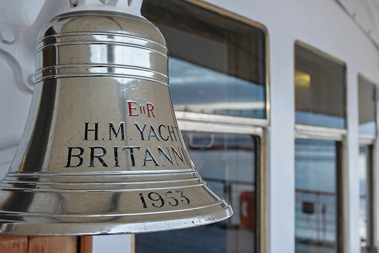 Britannia Bell, Royal Yacht Britannia event photography