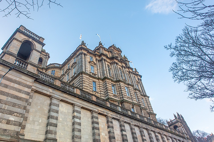 Bank of Scotland head office in Edinburgh