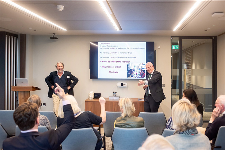 St Andrews University Alumni Event at Rathbones, corporate event photography in Edinburgh