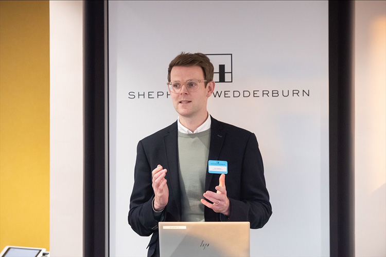 corporate event photographer in Edinburgh, event photography at Shepherd and Wedderburn