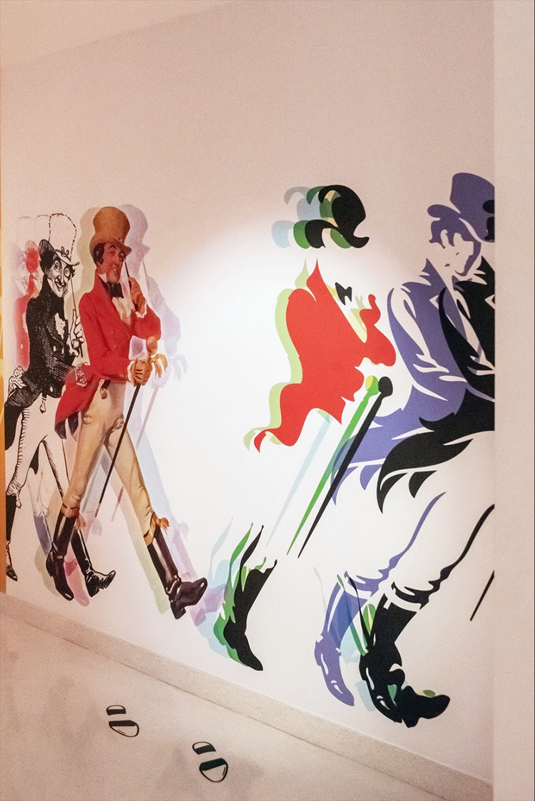 Johnnie Walker logo at Jonny Walker Princes Street, Edinburgh
