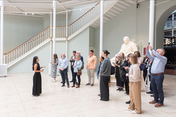 event photography in edinburgh, Edinburgfh Chamber of Commerce networking event in the National Museum of Scotland