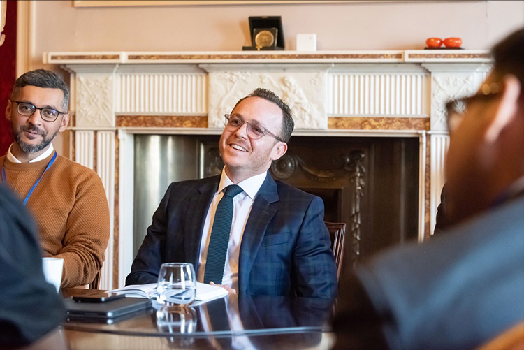 Moroccan Ambassador to the UK, His Excellency Hakim Hajoui at the Royal Society of Edinburgh