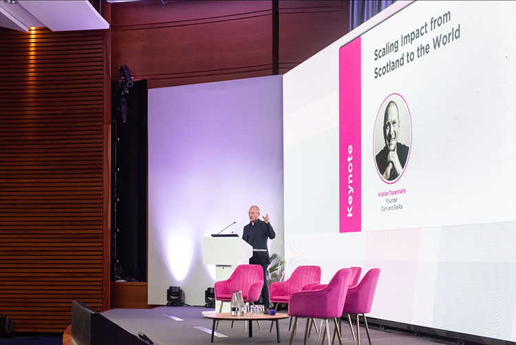 Kristian Tapaninaho, Ooni Founder, Edinburgh Business Festival 2026 Photography at Royal Bank of Scotland Conference Centre